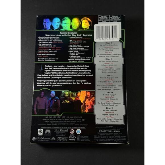 Star Trek: Captains Log (DVD) - Picture 2 of 6